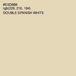 #E5D8B8 - Double Spanish White Color Image